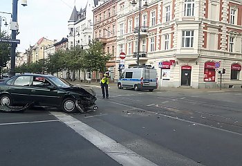 Zderzenie aut na Gdańskiej róg Mickiewicza [Z OSTATNIEJ CHWILI]