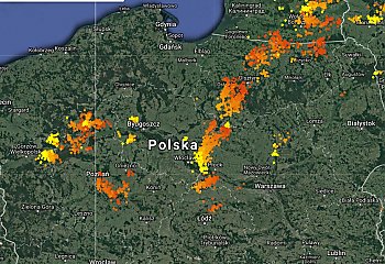 Uwaga! Deszcz i burze. Jest ostrzeżenie meteorologów