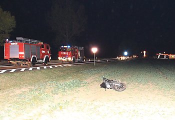 Wypadek w regionie. Zginął motocyklista