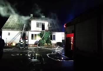 Spłonął dom w Gościeradzu [ZDJĘCIA]