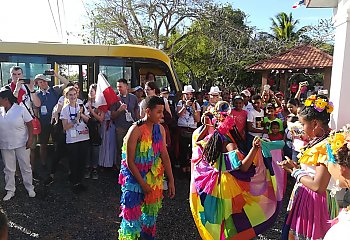 Pielgrzymi z Bydgoszczy gorąco przywitani w Panamie