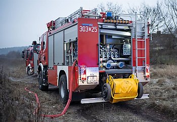 Tragiczny pożar w Mariankach pod Włocławkiem. Nie żyje jedna osoba