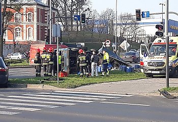 Wypadek na placu Poznańskim  [Z OSTATNIEJ CHWILI]