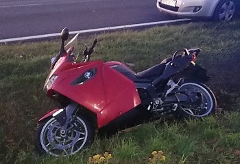 Zginął motocyklista, kolejny trafił do szpitala [ZDJĘCIA]