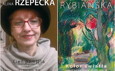 Malarstwo Rybińskiej, poezja Rzepeckiej. Galeria Autorska zaprasza na spotkanie