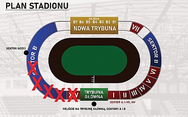 Część stadionu Polonii podczas najbliższego meczu będzie zamknięta. Powodem majowe utarczki między kibicami