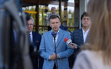 Wizyta posła Schreibera na Politechnice Bydgoskiej - 4 października