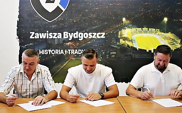 Zawisza Bydgoszcz ma nowego napastnika. Patryk Mikita dołączył do zespołu