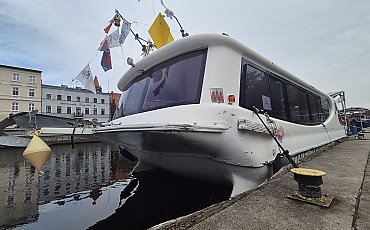 Rejsy statkiem po Brdzie tyko do połowy października