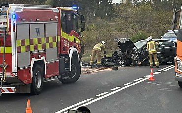 Wypadek w Stryszku: cztery osoby trafiły do szpitala