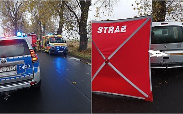 Tragedia pod Kruszwicą. W wypadku samochodowym zginęły dwie osoby