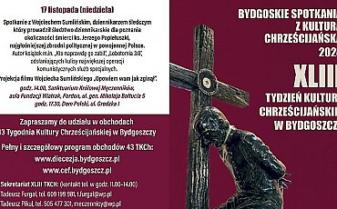 Sumliński kończy Tydzień Kultury Chrześcijańskiej w Bydgoszczy