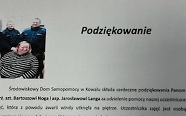 Policjanci z Kowala: empatia w mundurze