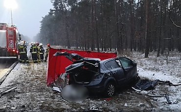 W wypadku w Przyłubiu zginął żołnierz WOT. Żegnają go koledzy. 