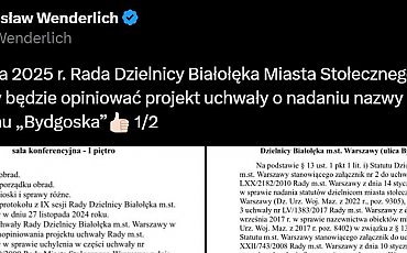 Ulica Bydgoska będzie w Warszawie. Na Białołęce...