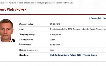 "Niezależna" sugeruje nieprawidłowości w oświadczeniach majątkowych posła Trzeciej Drogi