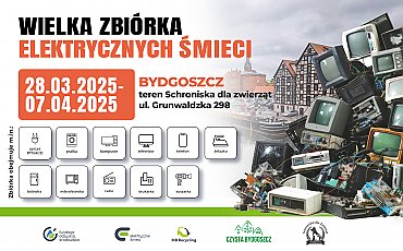 Miejska zbiórka elektroodpadów w Bydgoszczy