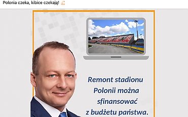 Czy będzie #StadionDlaPolonii? Bydgoszczanie przypominają obietnice posła Olszewskiego