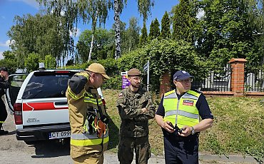 Alarm powodziowy w Nieszawie! Policja, Straż Pożarna i Wojsko ćwiczyły scenariusz grozy