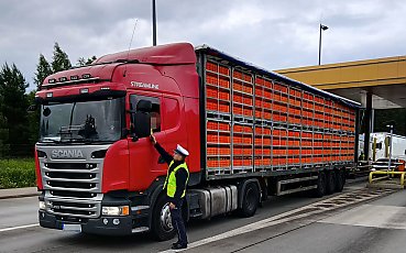 Pijani kierowcy na autostradzie A1! Aż 8 ciężarówek jechało „na podwójnym gazie”