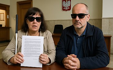 Nie jesteśmy ubezwłasnowolnieni! Niewidomi małżonkowie walczą o godność w urzędach 