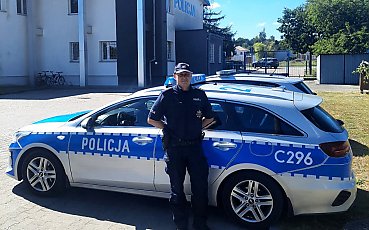 Dramat w Fordonie. Dzielnicowy uratował życie mężczyźnie w kryzysie