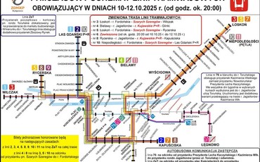 Mega utrudnienia w Bydgoszczy! Uwaga na zmiany w ruchu tramwajowym!