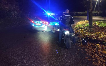 Ucieczka z pościgiem w Unisławiu: 13-letni brak badań technicznych powodem szaleńczej jazdy motocyklisty!