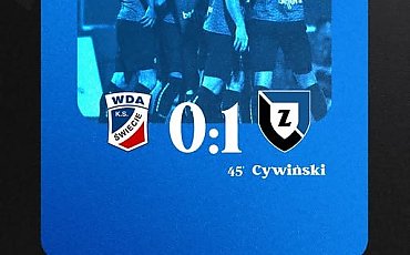 Zawisza wygrał w Świeciu i jest liderem trzeciej ligi