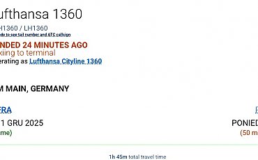 Samolot z Frankturtu nie wylądował w Bydgoszczy. Przeszkodziła mgła?