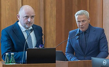 Bruski zarzuca Całbeckiemu przekroczenie granic uczciwości. Konflikt prezydenta z marszałkiem