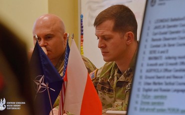 Amerykańscy żołnierze szkolą polskich Terytorialsów w Toruniu