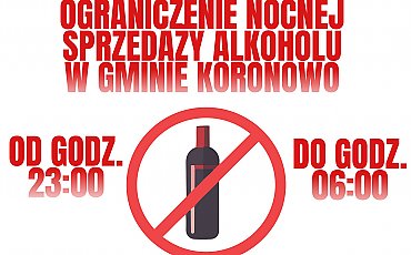 Mieszkańcy Koronowa zadecydują, czy będzie zakaz nocnej sprzedaży alkoholu