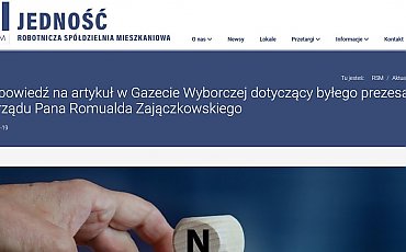Nowy prezes już jest byłym. Zamieszanie wokół odejścia Romualda Zajączkowskiego, prezesa RSM „Jedność”