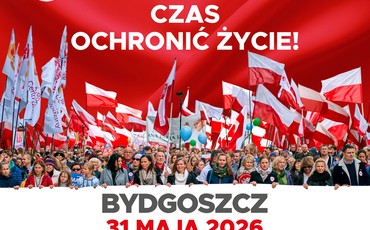 Spacer po Bydgoszczy z przesłaniem! XIV Marsz dla Życia i Rodziny już niebawem!