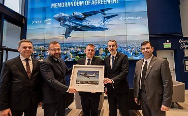 Embraer i bydgoskie WZL Nr 2 podpisują porozumienie. Chodzi o współpracę przy samolotach KC-390