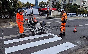 Odświeżają oznakowanie na bydgoskich ulicach. Prace także na głównych rondach
