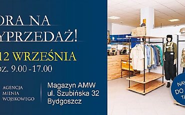 Hełmy za 40 zł, manierki za 15. AMW otwiera magazyn w Bydgoszczy