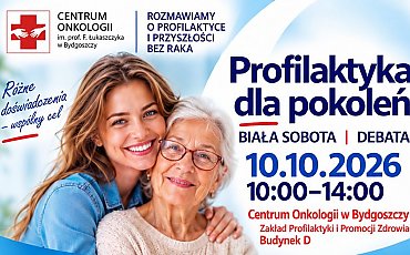 Biała sobota w Centrum Onkologii. Badania, konsultacje i profilaktyka dla całych rodzin