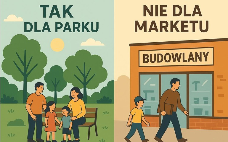 Fordon walczy o park! Market czy zieleń? Mieszkańcy decydują!
