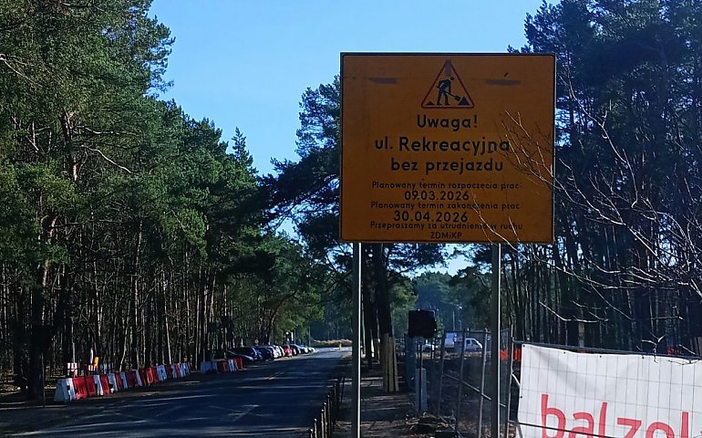 Kolejne zmiany dla bydgoskich kierowców! W poniedziałek ruszają prace na ulicy Rekreacyjnej