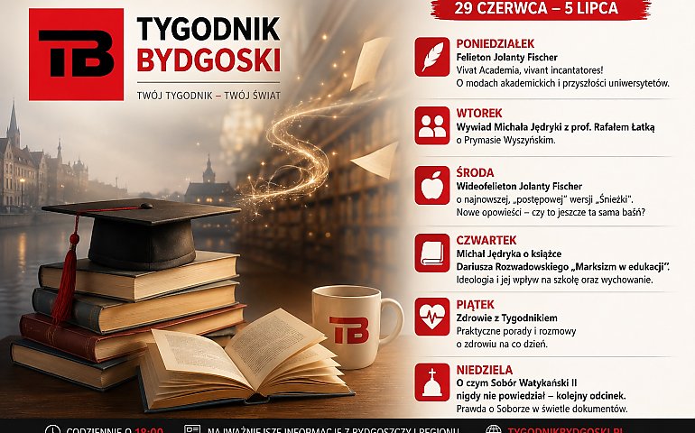 Tydzień w Tygodniku Bydgoskim (29 czerwca – 5 lipca). Uniwersytety, Wyszyński, Śnieżka i edukacja