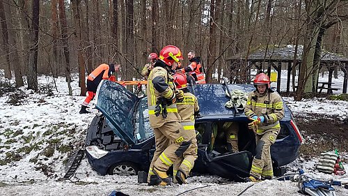 Zderzenie czterech samochodów na DW238 pomiędzy Tryszczynem, a Bydgoszczą