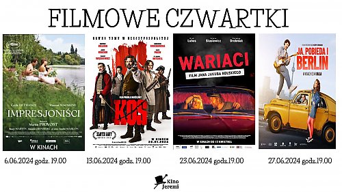 Propozycje filmowe w kinie Jeremi. Sprawdź, co grają w czerwcu