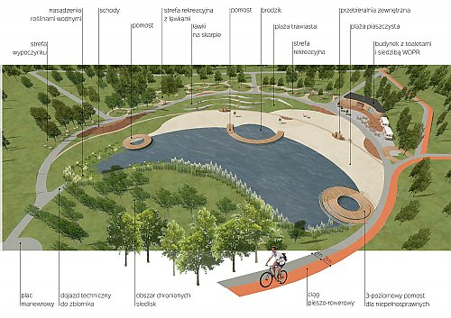 Otwarte kąpielisko powstanie w Parku Centralnym w Bydgoszczy. Miasto ogłosiło przetarg