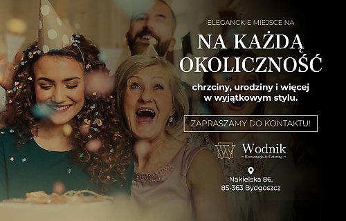 Bydgoska restauracja Wodnik serwuje smaki na każdą okazję 