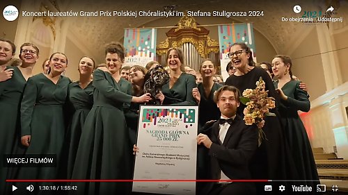 Wielki sukces chóru bydgoskiej Akademii Muzycznej. Wyśpiewali Grand Prix w Poznaniu