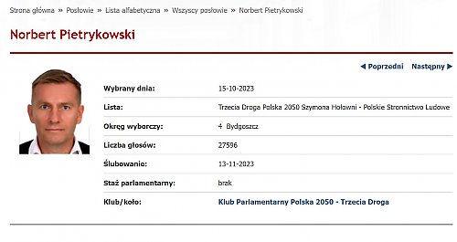 "Niezależna" sugeruje nieprawidłowości w oświadczeniach majątkowych posła Trzeciej Drogi