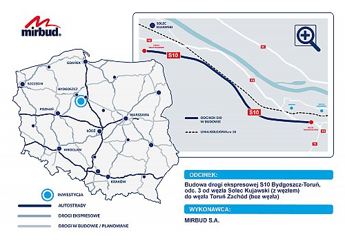 Rusza budowa drogi ekspresowej S10 Bydgoszcz – Toruń