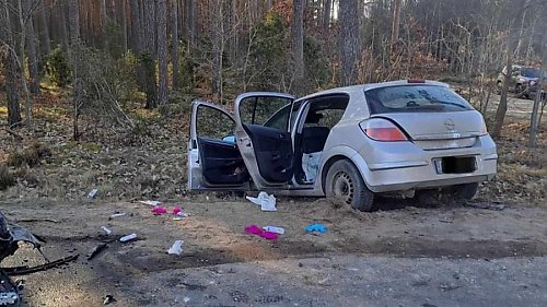 Poważny wypadek w Samociążku. Jedna osoba zabrana helikopterem do szpitala